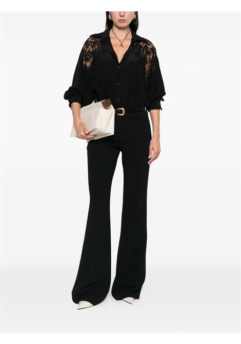 Black pressed-crease trousers Ermanno scervino - women ERMANNO SCERVINO | D476P327ILM95708